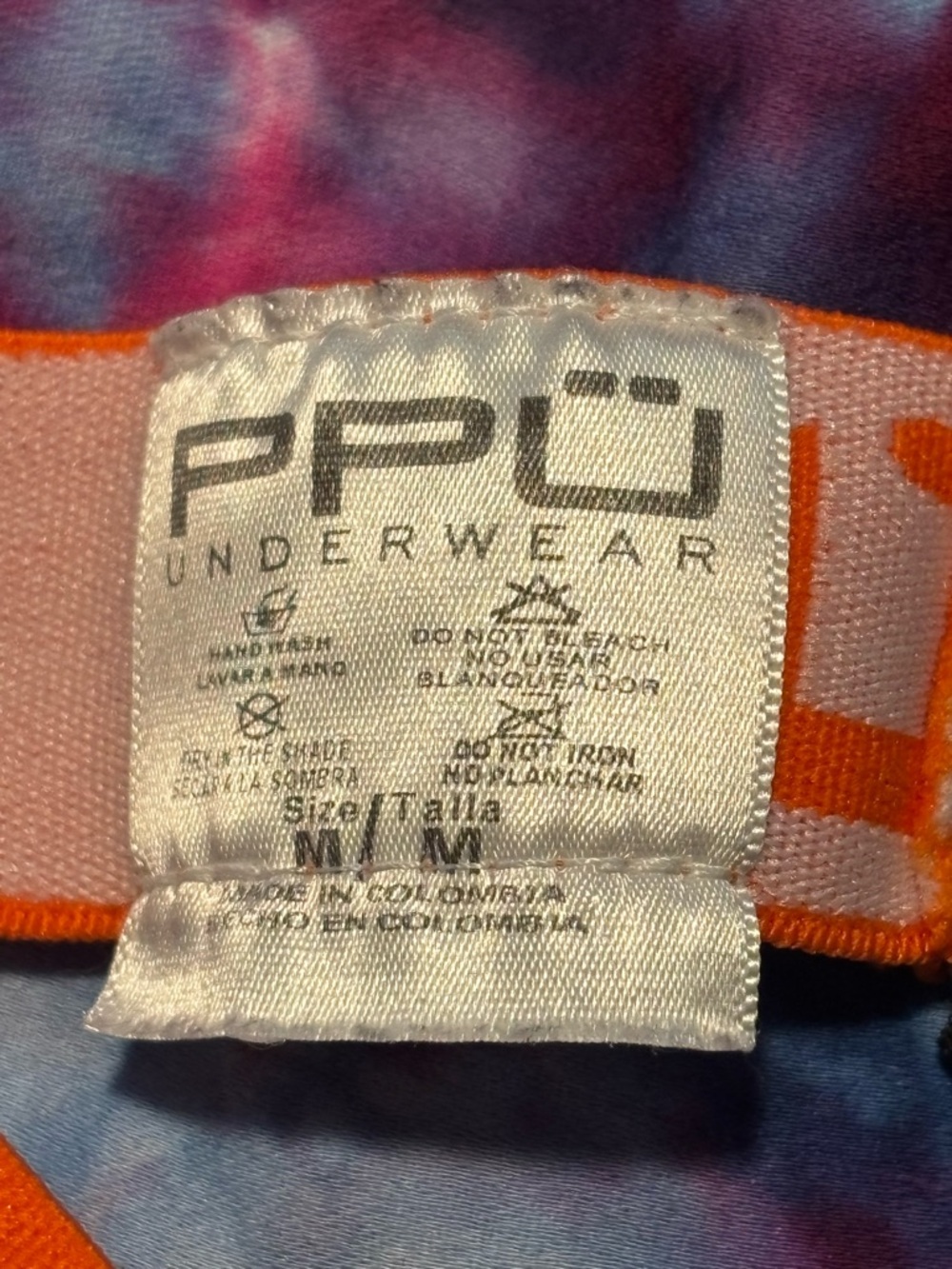 PPU Men's Orange & Black Athletic Jockstrap - Picture 3 of 6